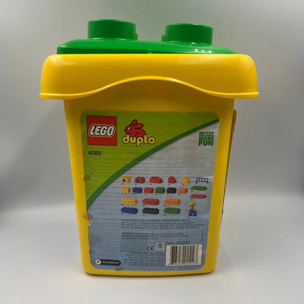 LEGO Duplo 4085 Bucket of Bricks‎ 75+ Pcs Preschool Building Set Storage Tub
